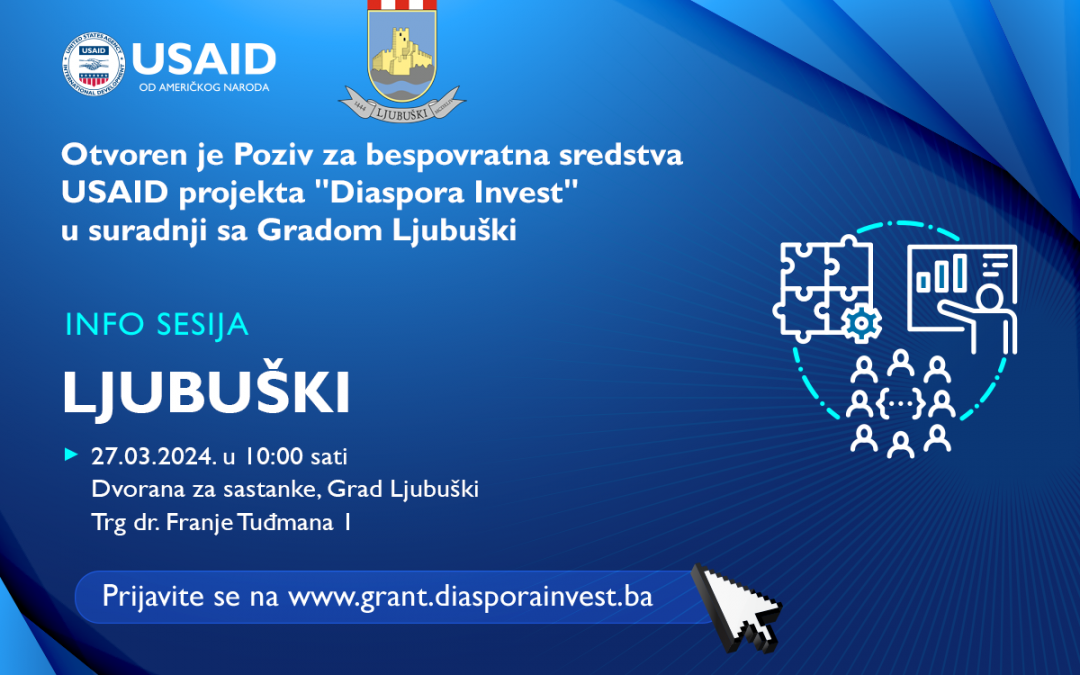 Poziv na info-sesiju projekta “Diaspora Invest”