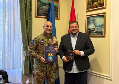 Gradonačelnik Ljubuškog Vedran Markotić i zapovjednik EUFOR-a general-bojnik Maurizio Fronda
