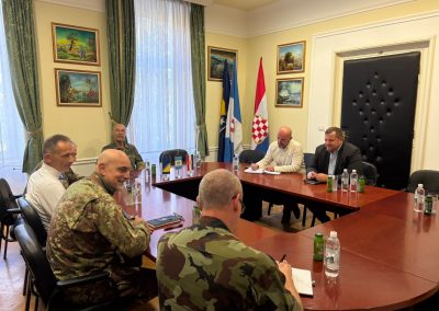 Predstavnici Grada Ljubuškog i EUFOR-a na službenom sastanku u Gradskoj upravi